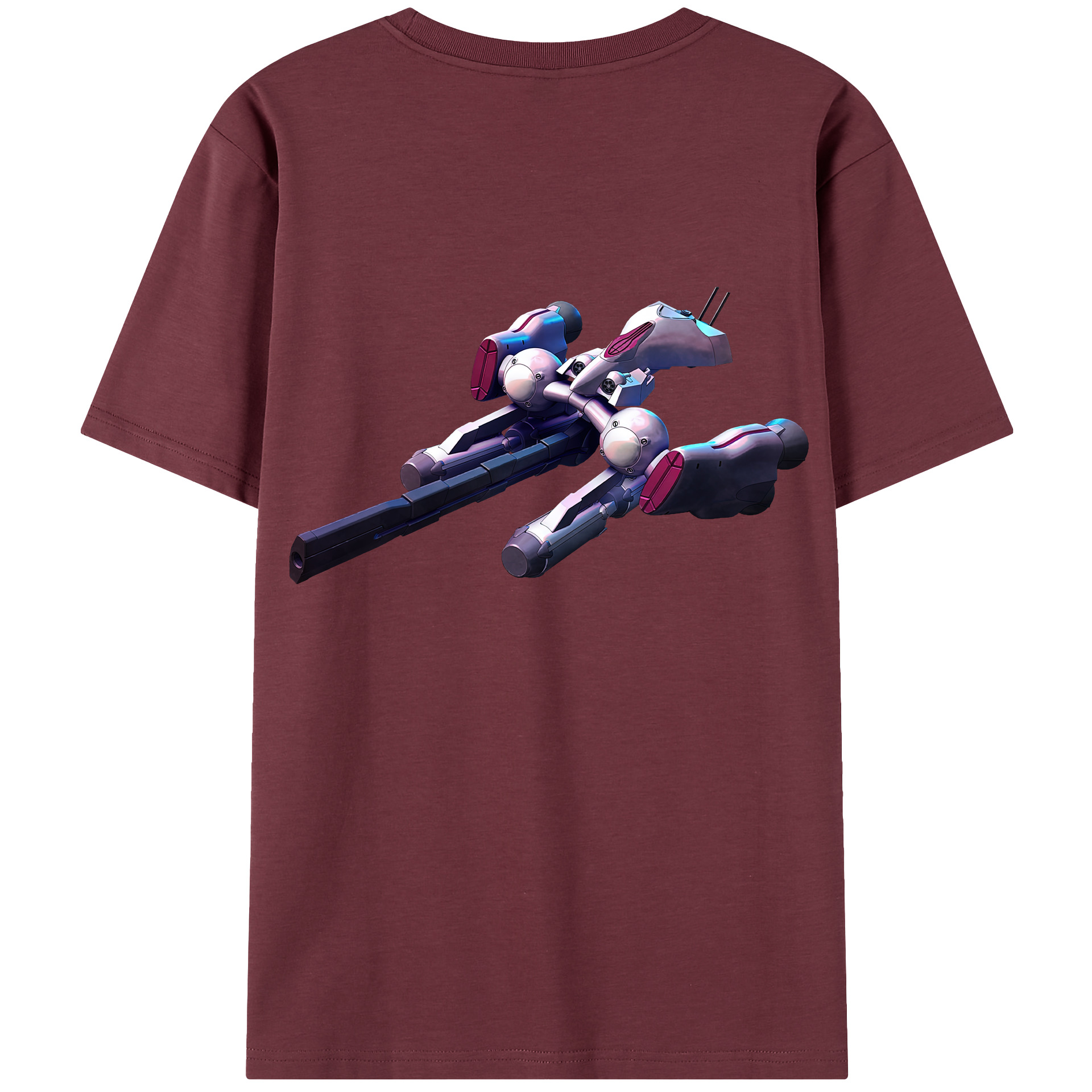 （画像用） 機動戦士ガンダム Mobile Suit Gundam 綿100％半袖Tシャツ（背面プリント）